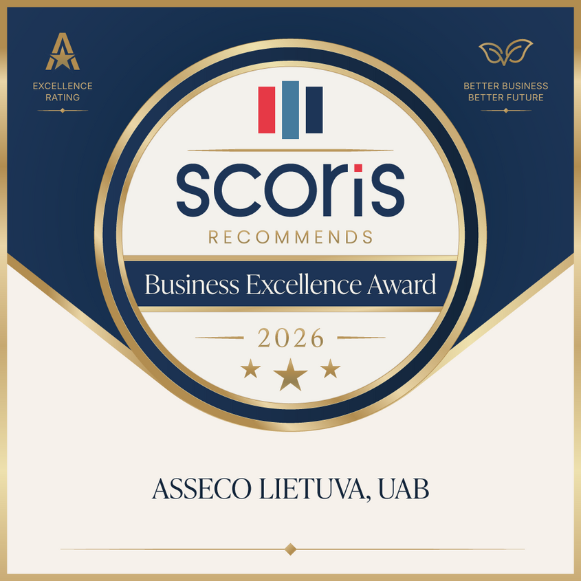 Scoris  Business Excellence Award for Asseco Lietuva